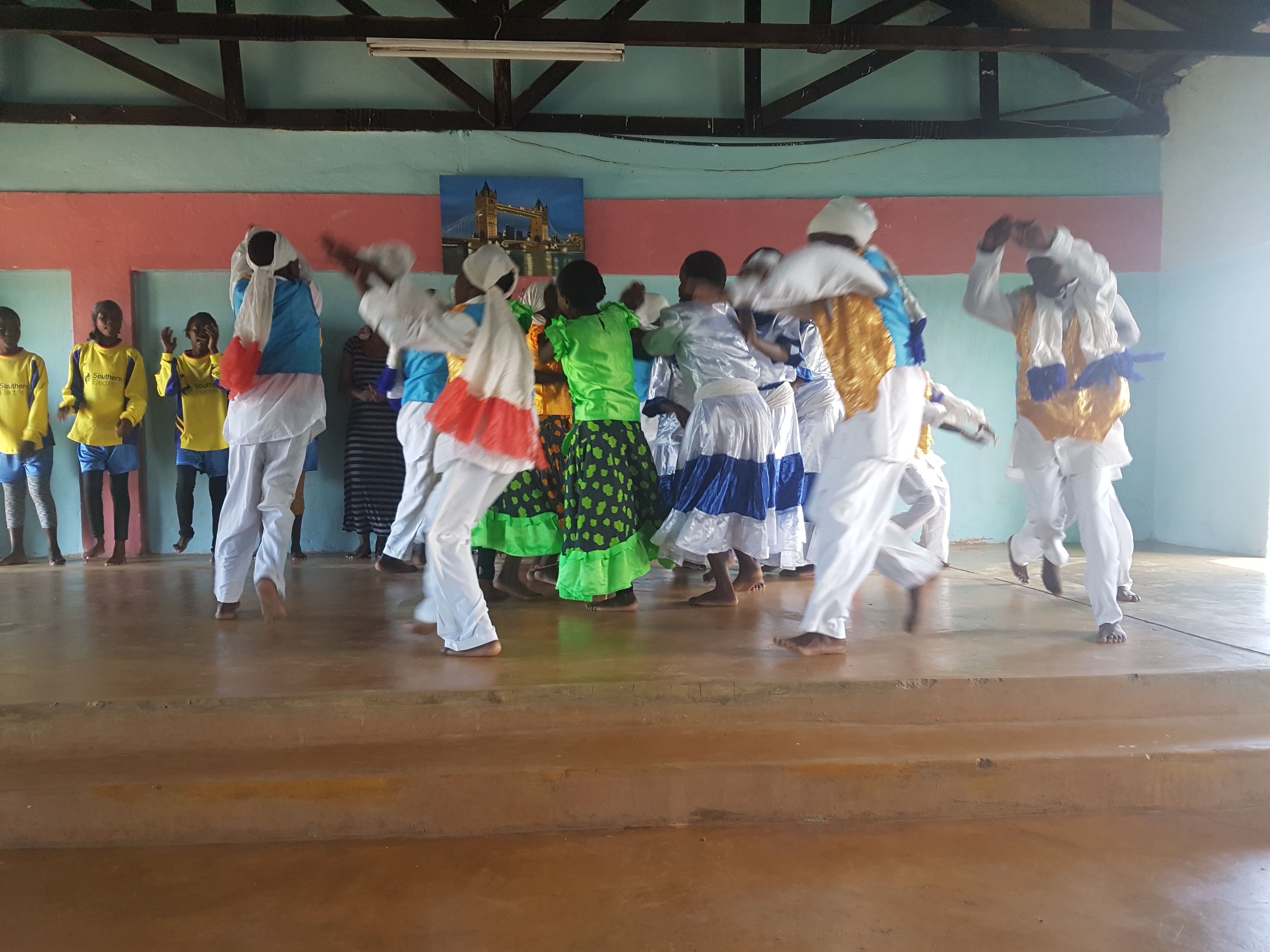 Traditional Song and dance performed by the kids at Wind of Hope