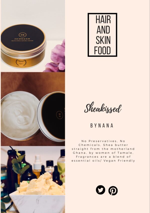 Finally, Sheakissed is here. The final product of my whipped shea butter. Lunched and can be purchased on this very site as well as my Etsy Store.